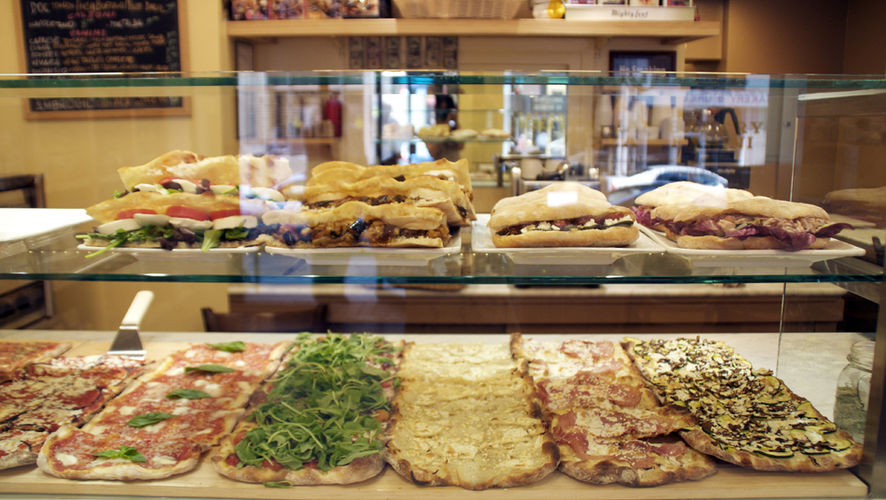 Farinella Bakery Pizza Counter